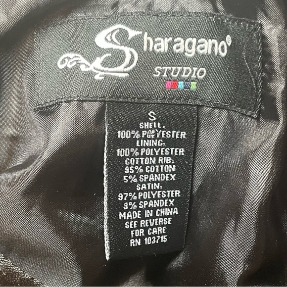 Sharagano Studio Animal Leopard Print Short Sleeve Zip Front Jacket Blouse Small - Picture 5 of 9